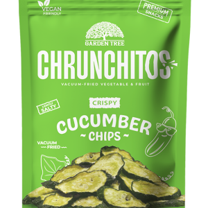 GARDEN TREE CHRUNCHITOS vakuume kepti traškūs agurkų griežinėliai, 45 g